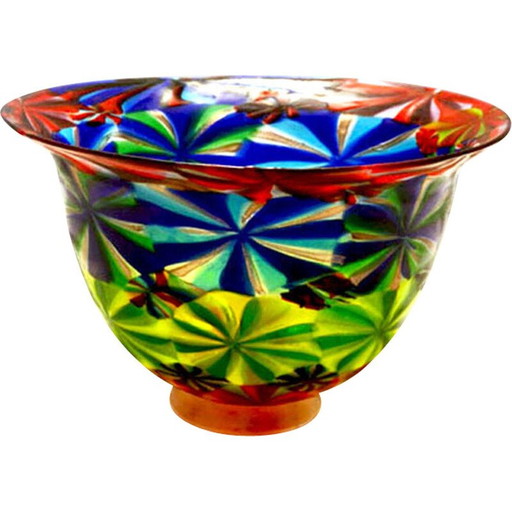 Vintage Stellato bowl by Pollio Perelda for Flli.Toso Murano, 1960s