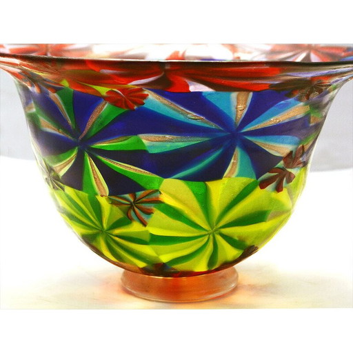 Vintage Stellato bowl by Pollio Perelda for Flli.Toso Murano, 1960s