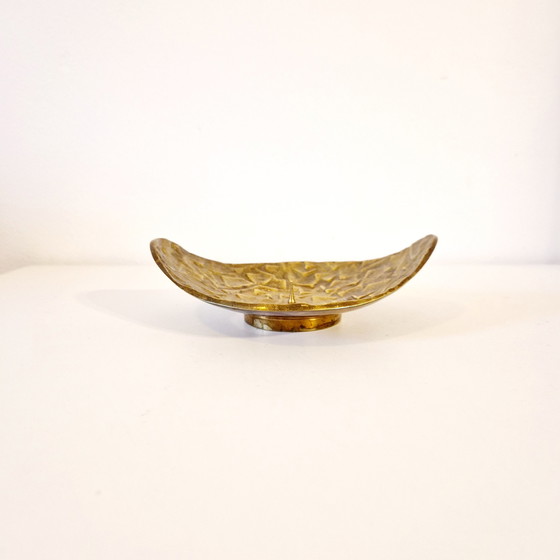 Image 1 of 1970s Brutalist Brass Candlestick