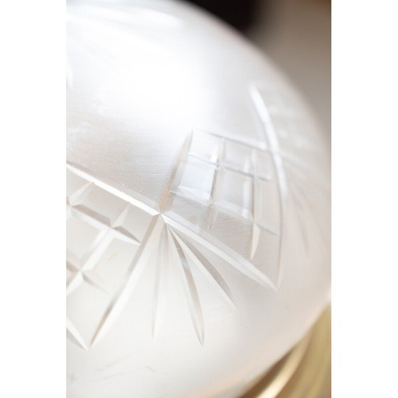 Image 1 of Lampada da soffitto vintage in alluminio e vetro, Germania 1979