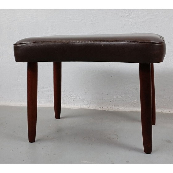 Image 1 of Vintage Danish footrest in teak, 1960s