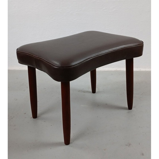 Image 1 of Vintage Danish footrest in teak, 1960s