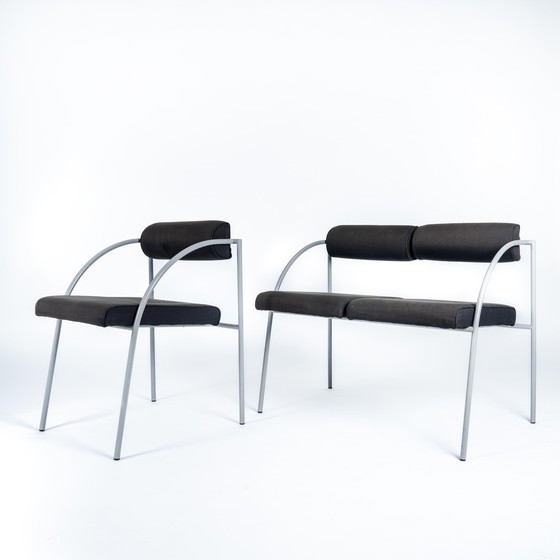 Image 1 of 2x Postmodern Bieffeplast Rodney Kinsman Vienna Armchairs