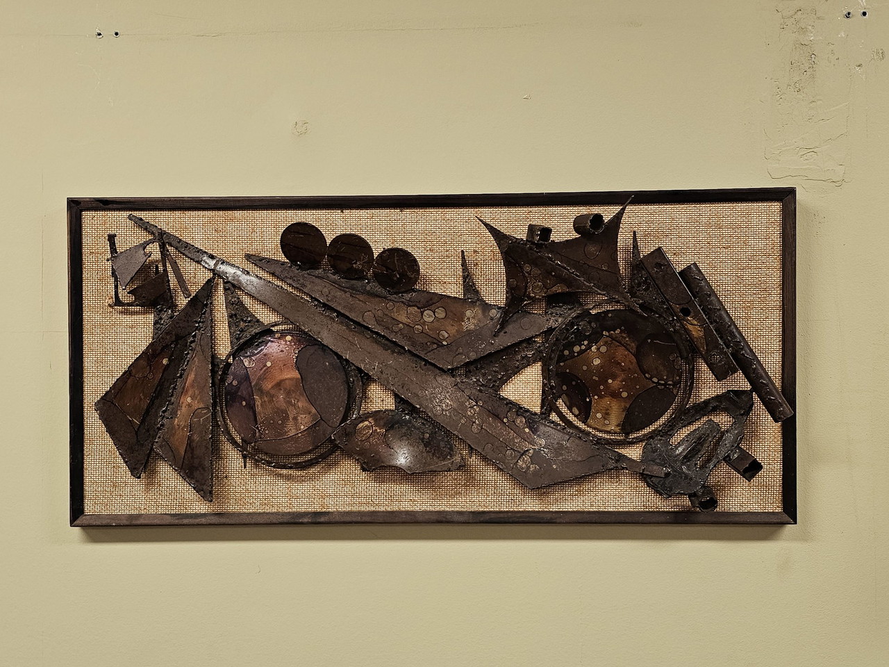 Vintage Brutalist Hendrik Horst Wall Panel Wall Object | €415