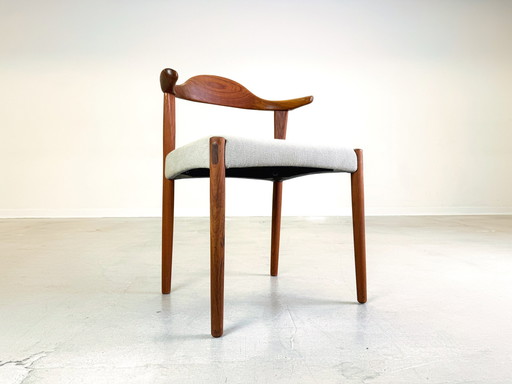 Mid - Century Bullhorn chair Randers Møbelfabrik Harry Østergaard Teak