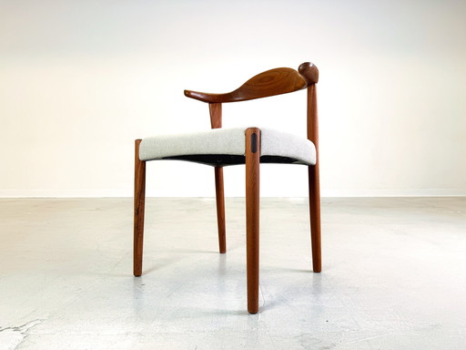 Mid - Century Bullhorn chair Randers Møbelfabrik Harry Østergaard Teak