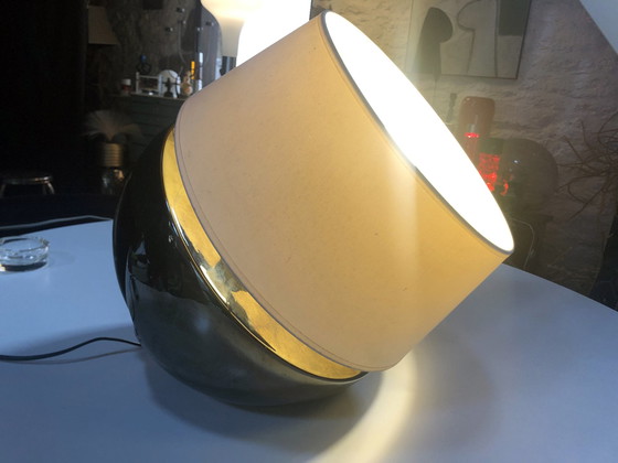 Image 1 of Large Vintage Lamp - Faïence Émaillée - Louis Drimmer - Space Age - 1960