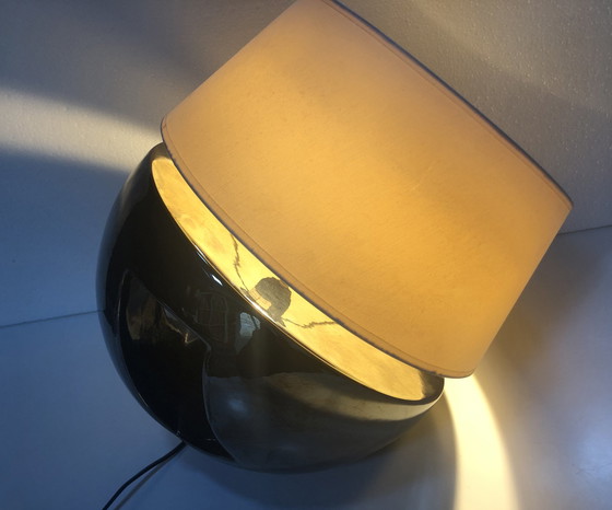 Image 1 of Large Vintage Lamp - Faïence Émaillée - Louis Drimmer - Space Age - 1960