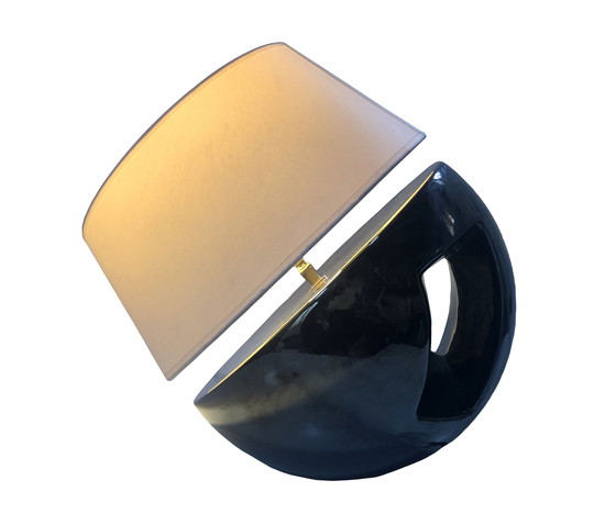 Image 1 of Large Vintage Lamp - Faïence Émaillée - Louis Drimmer - Space Age - 1960