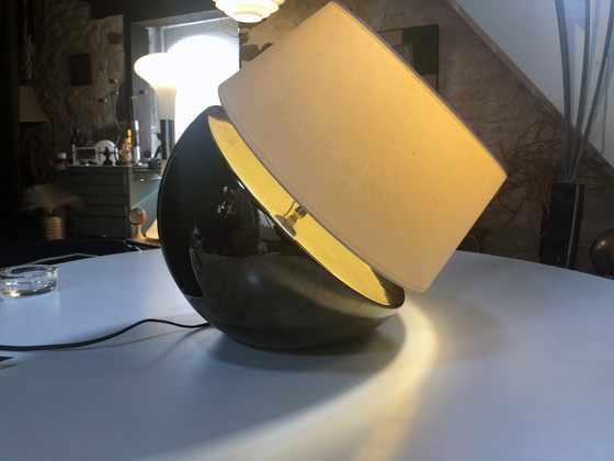 Image 1 of Large Vintage Lamp - Faïence Émaillée - Louis Drimmer - Space Age - 1960
