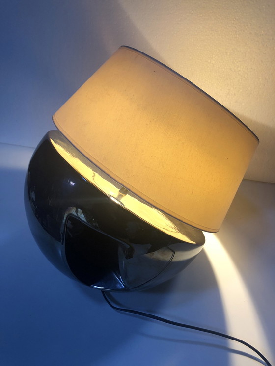 Image 1 of Large Vintage Lamp - Faïence Émaillée - Louis Drimmer - Space Age - 1960