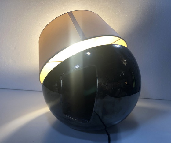 Image 1 of Large Vintage Lamp - Faïence Émaillée - Louis Drimmer - Space Age - 1960