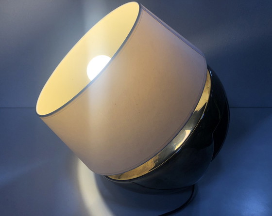 Image 1 of Large Vintage Lamp - Faïence Émaillée - Louis Drimmer - Space Age - 1960