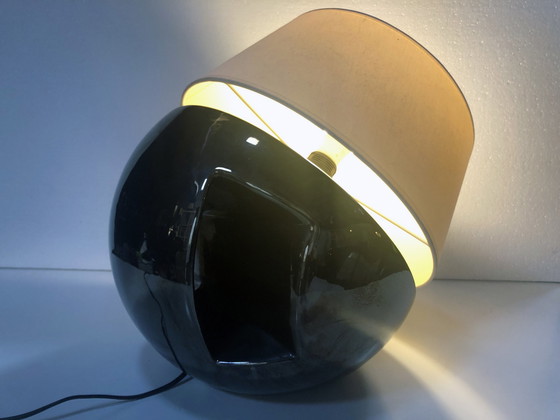Image 1 of Large Vintage Lamp - Faïence Émaillée - Louis Drimmer - Space Age - 1960