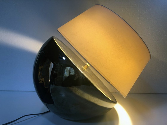 Image 1 of Large Vintage Lamp - Faïence Émaillée - Louis Drimmer - Space Age - 1960