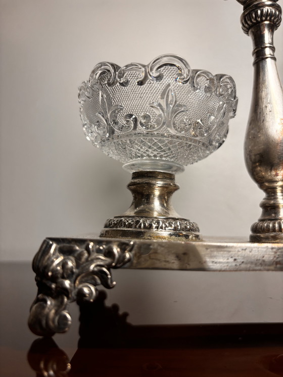 Image 1 of 2 Double Salt Cellars 19Th Century Baccatat 