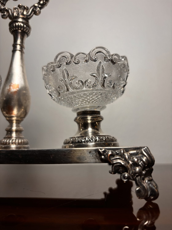 Image 1 of 2 Double Salt Cellars 19Th Century Baccatat 