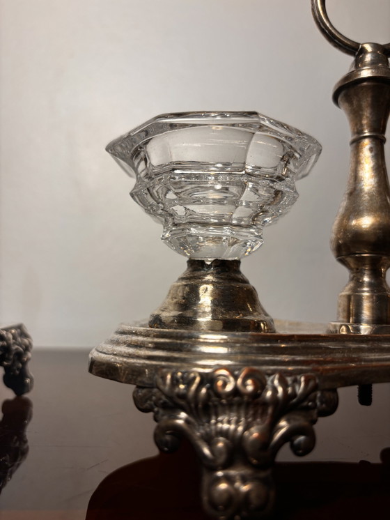 Image 1 of 2 Double Salt Cellars 19Th Century Baccatat 