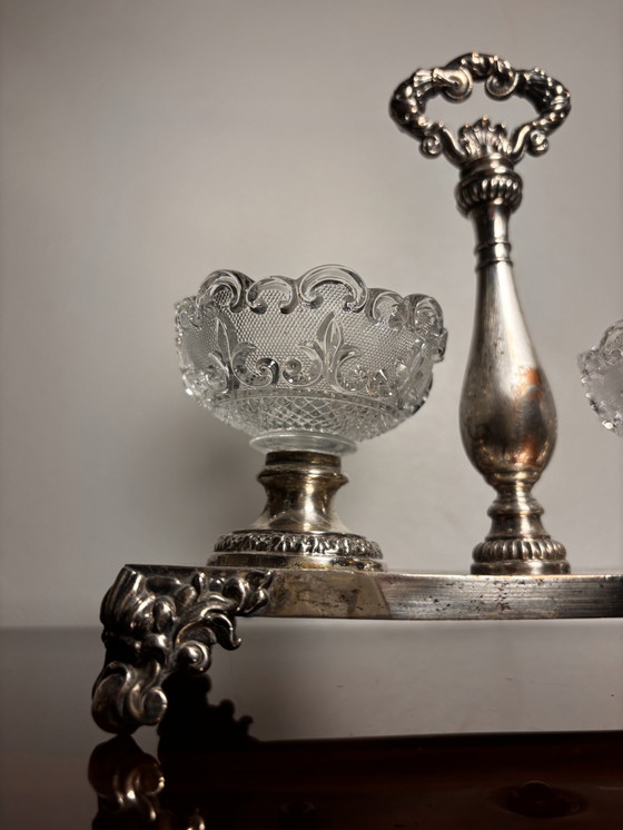 Image 1 of 2 Double Salt Cellars 19Th Century Baccatat 