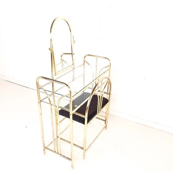 Image 1 of Table de toilette vintage avec chaise