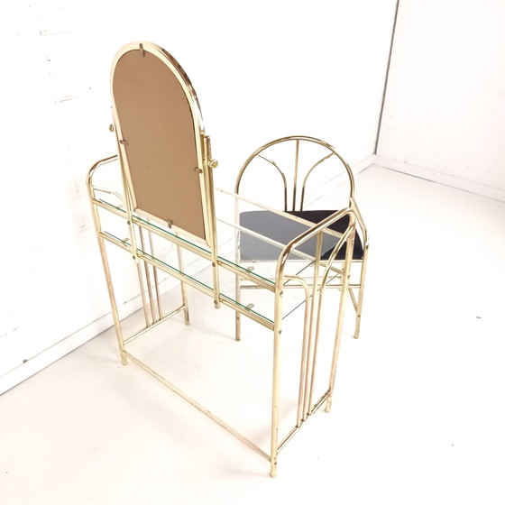 Image 1 of Table de toilette vintage avec chaise
