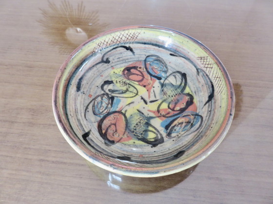 Image 1 of Ceramic Pocket Dish Signed