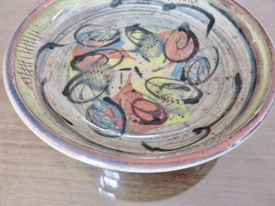 Image 1 of Ceramic Pocket Dish Signed