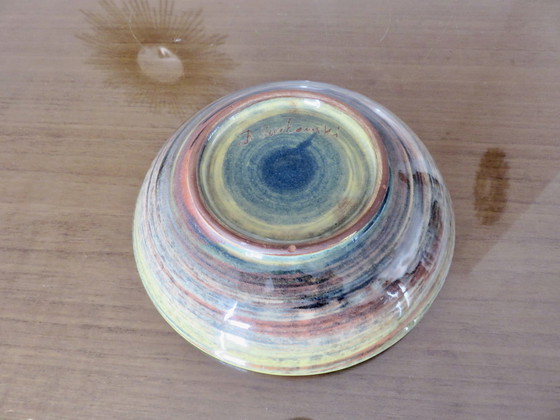 Image 1 of Ceramic Pocket Dish Signed