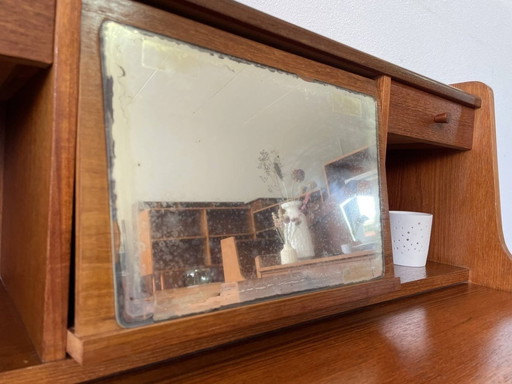 Vintage Secretaire With Mirror