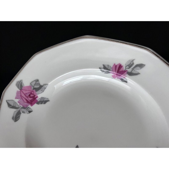 Image 1 of Vintage Art Deco service in Limoge porcelain for Mc et Cie, 1930