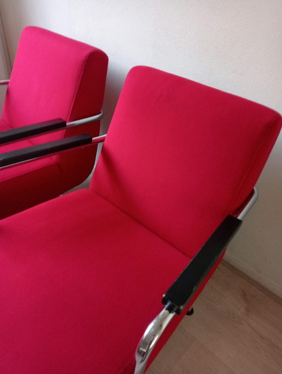 Image 1 of 2 Jamé Tube Frame 360 Degree Armchairs (Dutch Design)