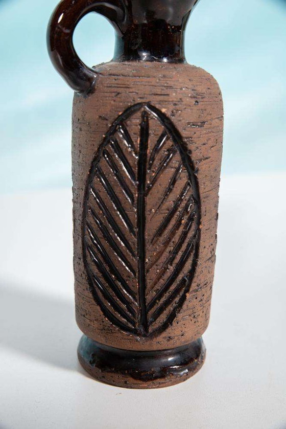 Image 1 of Vase vintage design Laholm Suède, vase en céramique années 60