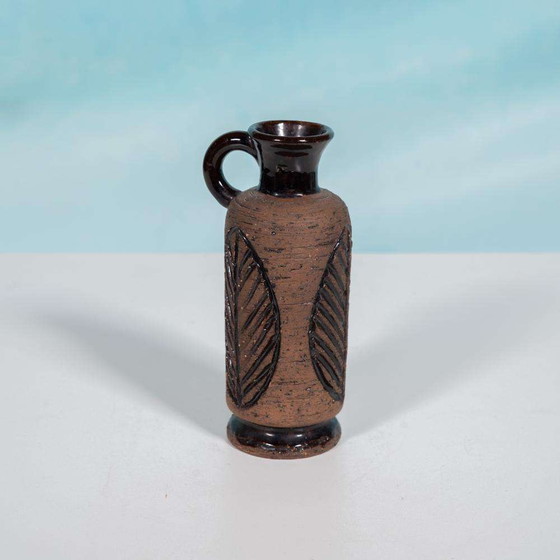 Image 1 of Vintage design vase Laholm Sweden, ceramic vase sixties