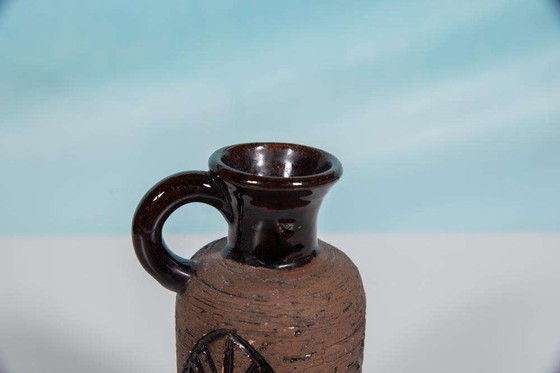 Image 1 of Vintage design vase Laholm Sweden, ceramic vase sixties