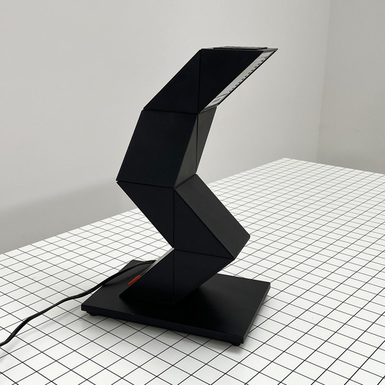 Image 1 of Zig Zag Desk Lamp By Chan Shui For Z-Lite, 1980S