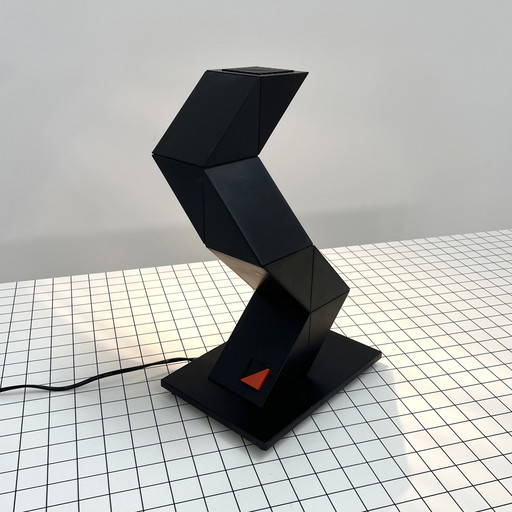 Zig Zag Desk Lamp By Chan Shui For Z-Lite, 1980S