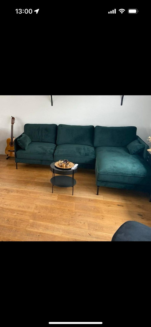 Green Velvet Sofa