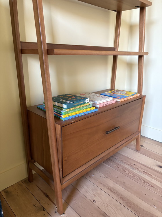 Image 1 of Mid - Century Bookcase From West Elm