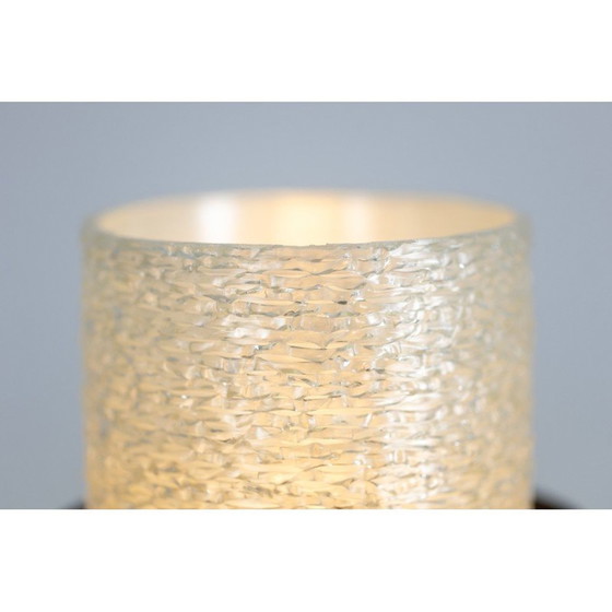 Image 1 of Lampada a treppiede vintage in granito lucite e metallo laccato, Francia 1950