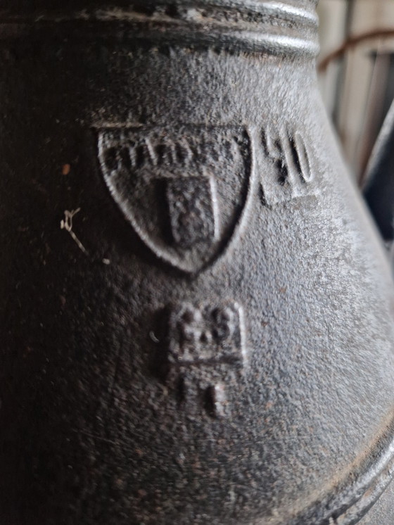 Image 1 of Antique RUSSIAN CAN Water Pitcher Jug 18th century Sovjet Cast-iron