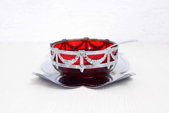 Image 1 of Sucrier ou tasse à sucre de style Art Nouveau