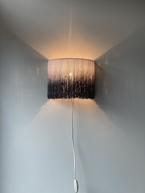 Image 1 of 2x Wall Lights Fringe Fringe Post Modern Mid - Century.