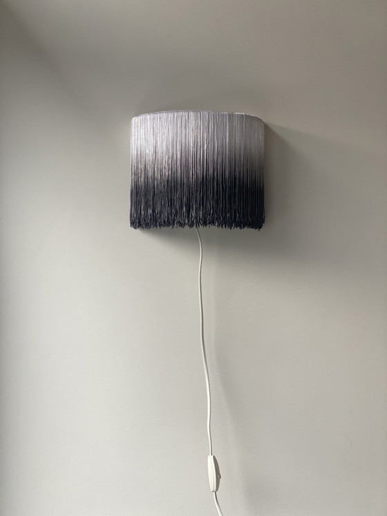 Image 1 of 2x Wall Lights Fringe Fringe Post Modern Mid - Century.