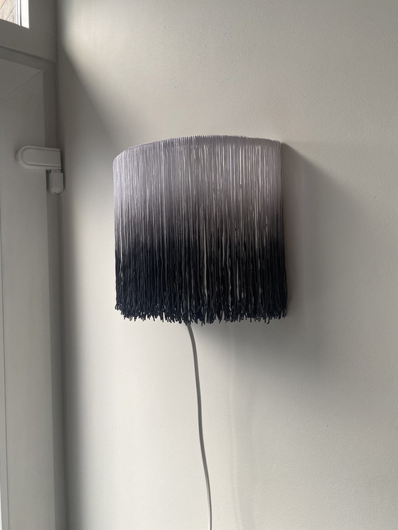 Image 1 of 2x Wall Lights Fringe Fringe Post Modern Mid - Century.