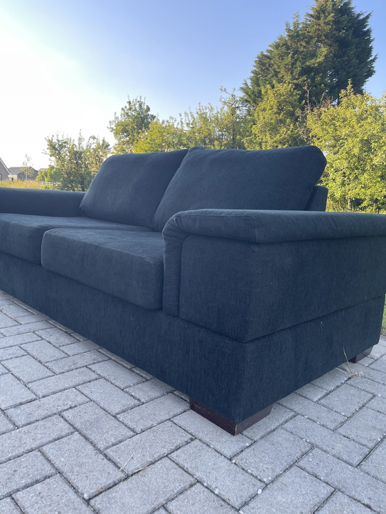 Image 1 of 2.5 Seater Henders And Hazel Black Fabric Sofa