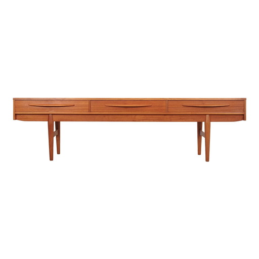 Teak Lowboard, Danish Design, 1970S, Production: Denmark