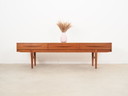 Credenza bassa in teak, design danese, anni '70, produzione: Danimarca