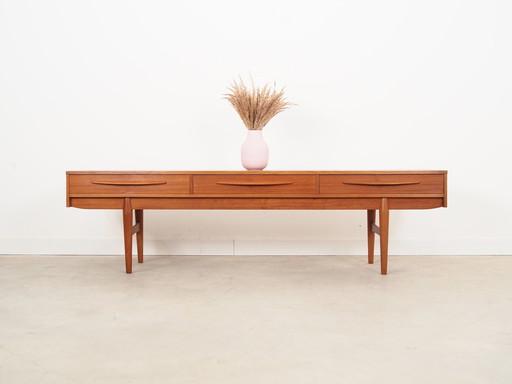 Teak Lowboard, Danish Design, 1970S, Production: Denmark