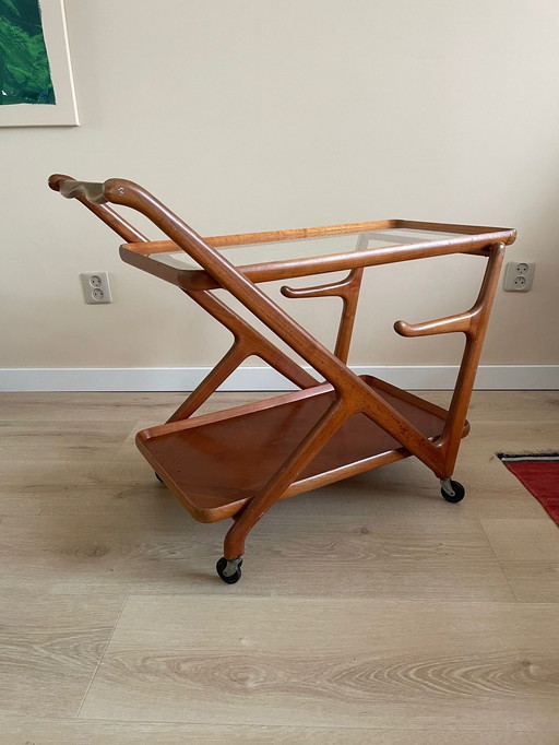 Mid - Century modern bar cart