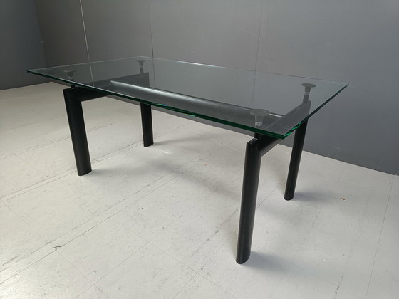 Image 1 of Lc6 Dining Table By Le Corbusier For Cassina, 1990S